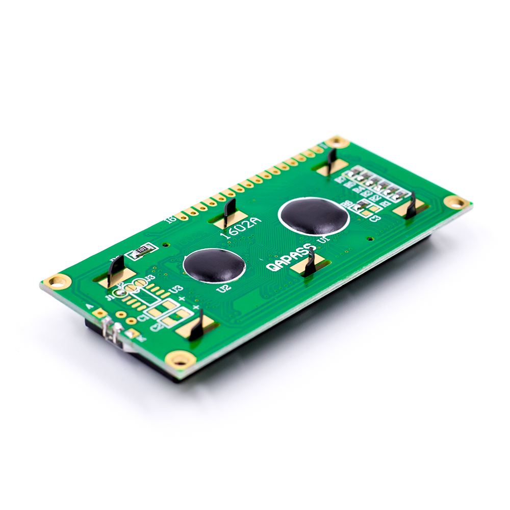 Дисплей LCD1602 жёлтый, 5в